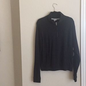 PINK Victorias’s Secret Black Half Zip